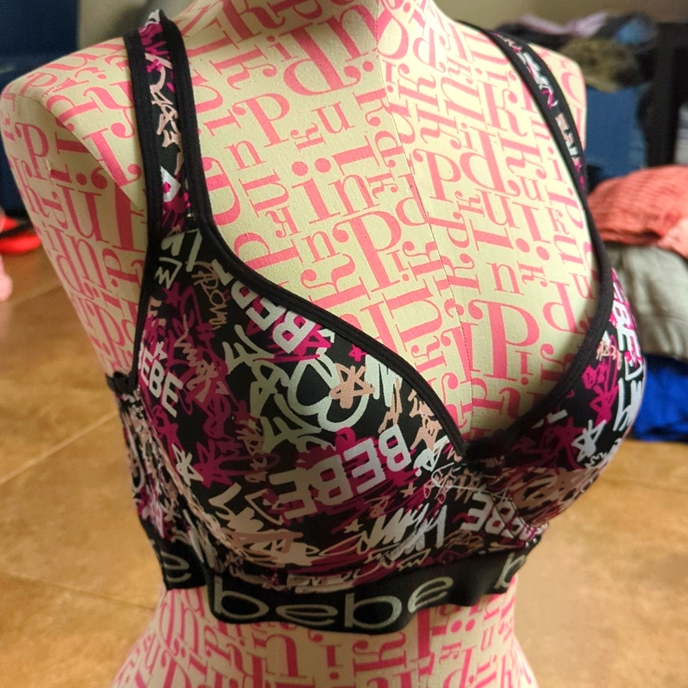 Bebe sports bra.